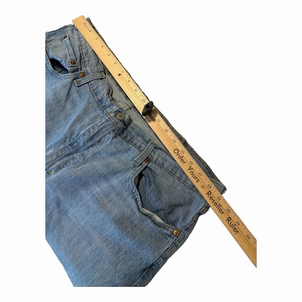 Levi's 527 Bootcut Jeans Men's 38x32 Light Wash Y2K Western Cowboy Denim - Picture 5 of 6